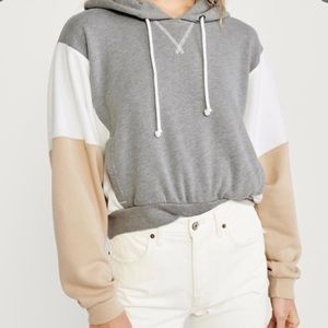 Abercrombie & Fitch Color block Hoodie Sz M